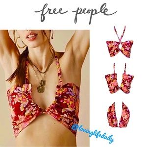 NWT Free People Boho Summer of Love Bandeau Top